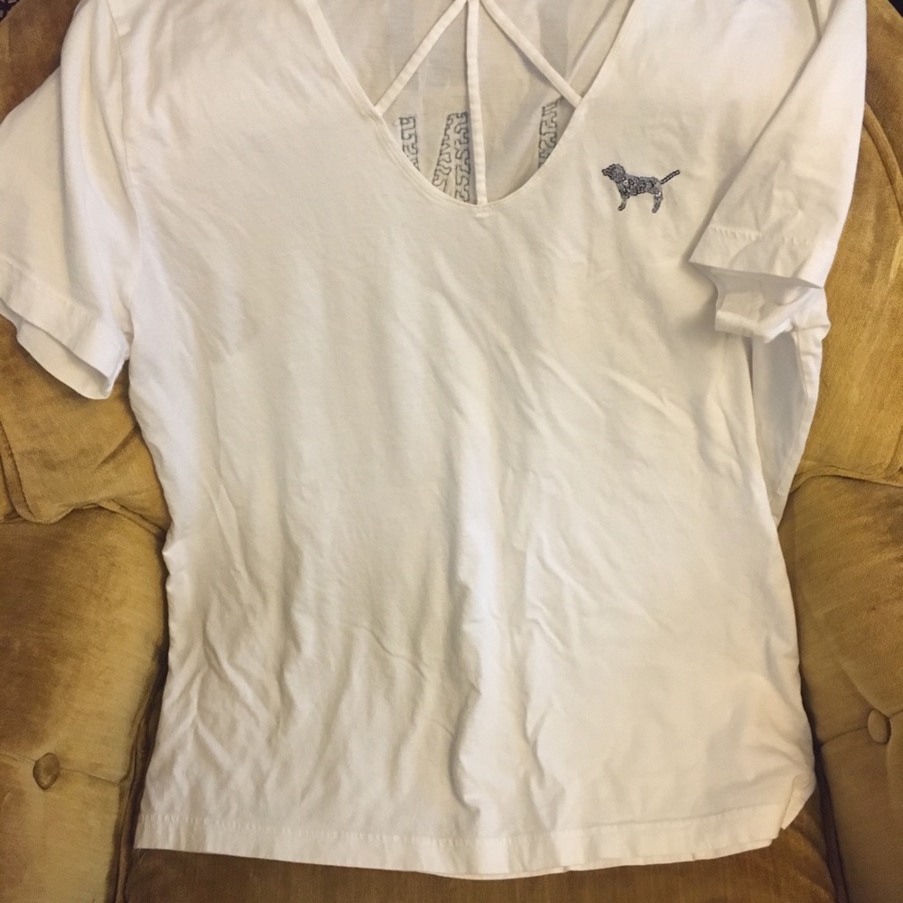 Size large PINK campus tee from summer/fall 2018.